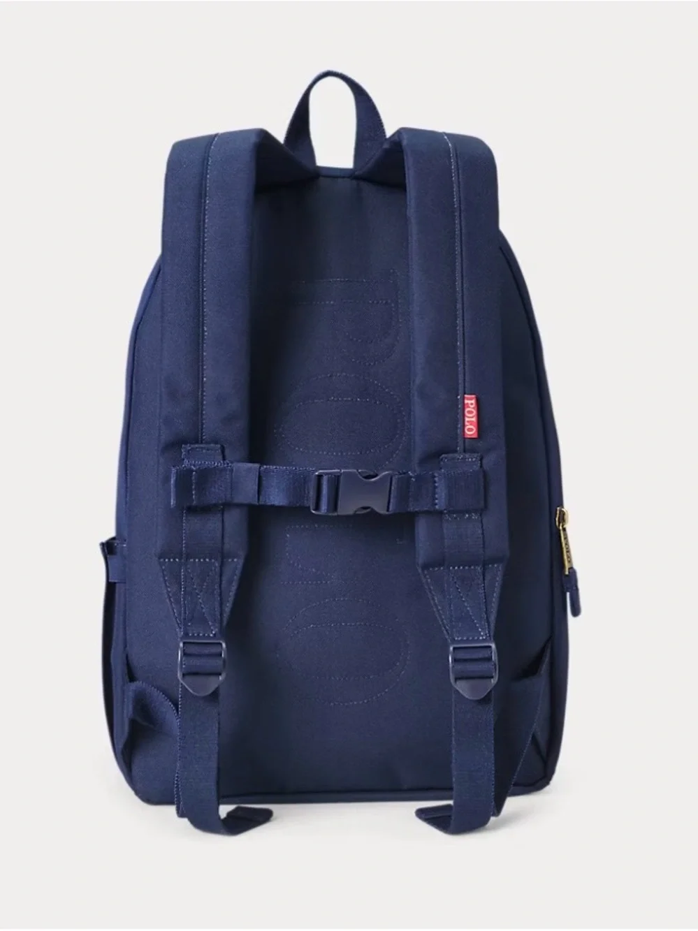 Polo Bear Backpack Navy Embroidered Backpack